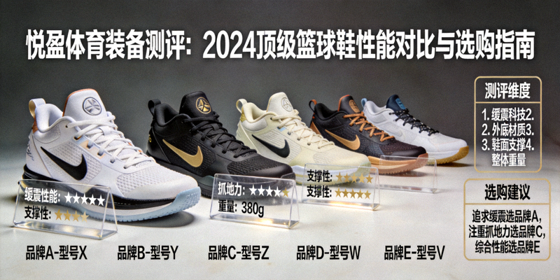 悦盈体育装备测评：2024顶级篮球鞋性能对比与选购指南实拍图
